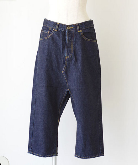 i c h i denim sarrouel pants L-size (#140434L)