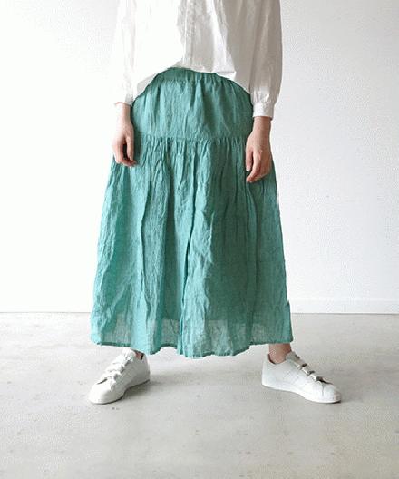 【sale 30%OFF】i c h i リネン スカート (#171009)