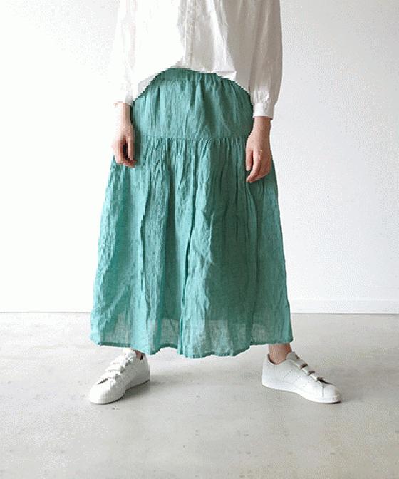 【sale 30%OFF】i c h i リネン スカート (#171009)