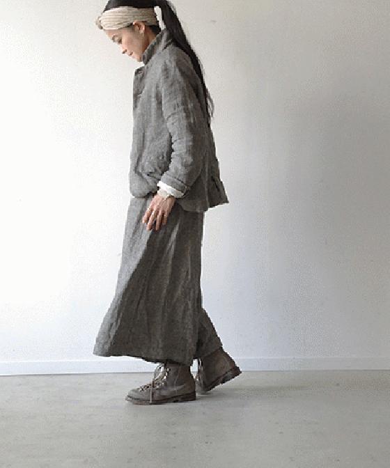 【sale 30%OFF】Antiquites ブッチャーリネン パンツ (#91027)