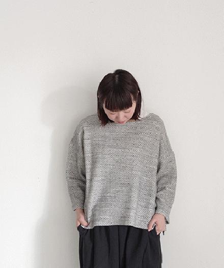 【sale 30%OFF】i c h i トランクニット プルオーバー (#170554)