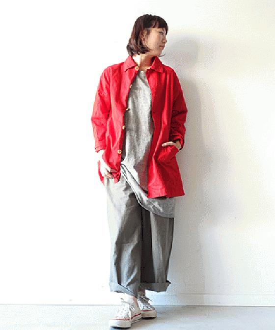 【sale 30%OFF】i c h i コットン スプリングコート (#171122)