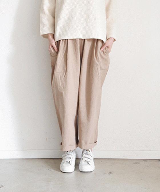 【sale 30%OFF】i c h i コットン/リネン パンツ (#171134)