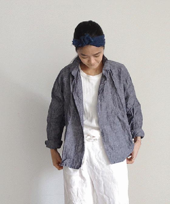 【sale 30%OFF】Antiquites ジャパンリネン シャツ (#91014)