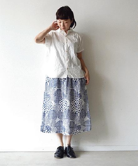 【sale 30%OFF】i c h i ランダムドット スカート (#180117)