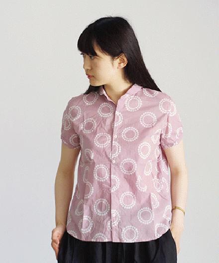 【sale 30%OFF】i c h i ダブルドット シャツ (#180104)