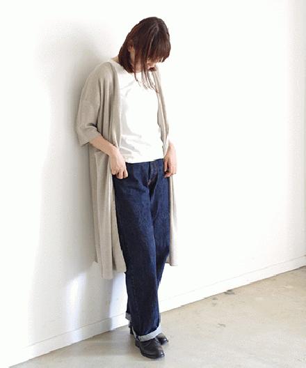 【sale 30%OFF】i c h i リネン ロングカーディガン (#180173)