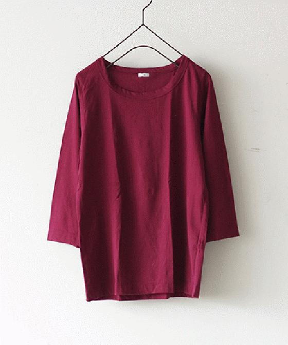 【sale 50%OFF】i c h i スタンダード 七分丈クルー Sサイズ カラーA～C (#170490-00)