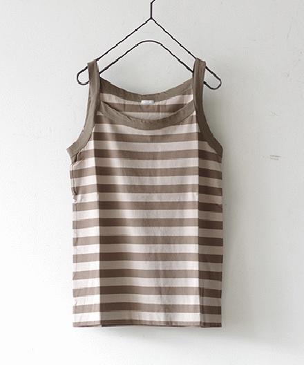 【sale 50%OFF】i c h i スタンダード ボーダーキャミソール Mサイズ カラーE～H (#170492-01)
